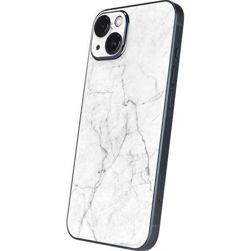 White Marble iPhone 14 Skin